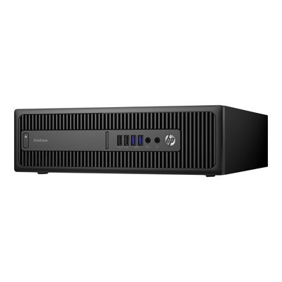 3700892045109-HP EliteDesk 800 G2 - unité centrale - SFF - Core i5 6500 3.2 GHz - 8 Go - SSD 240 Go, HDD -Angle droit-0