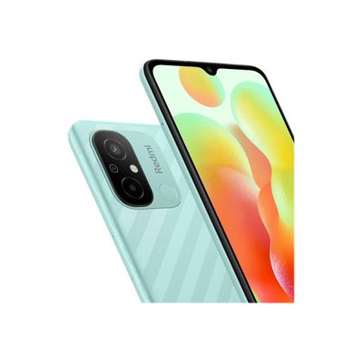 6941812715994-Xiaomi Redmi 12C - Smartphone - 4G - 3/64 Go - vert menthe-Gros plan-2