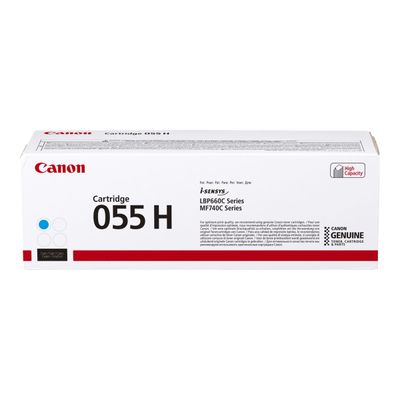 4549292124804-Canon 055H - cyan - cartouche laser d'origine-Avant-2