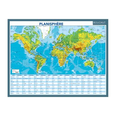3592930011081-Bouchut - Fiche mémo Monde - 20,5 x 26,5 cm - double face-Avant-0