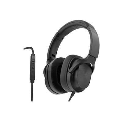 3303170105689-T'nB FLOW - casque filaire avec micro - noir-Angle droit-0