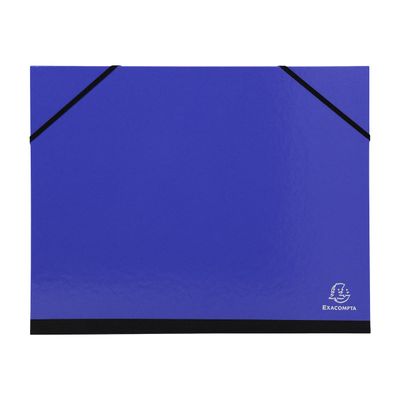 3130632256296-Exacompta - 5 Cartons à dessin à élastiques - 26 x 33 cm - couleurs assorties-Avant-1