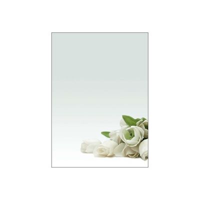8410782121268-DECAdry Multipurpose - Papier illustré - 20 feuilles - motif fleur blanche-Avant-0