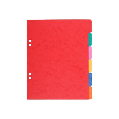 3130630004066-Exacompta Nature Future - Intercalaire 6 positions - 17 x 22 cm - carte blanche-Avant-1