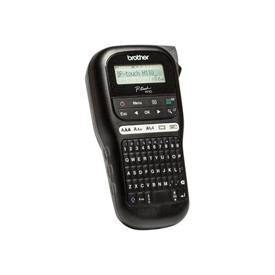 4977766761789-Brother PT-H110  -  Étiqueteuse  - imprimante d'étiquettes monochrome  - impression par t-Angle gauche-4