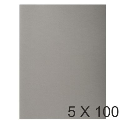 3288582101095-Exacompta Rock"s - 5 Paquets de 100 Chemises - 210 gr - gris--0
