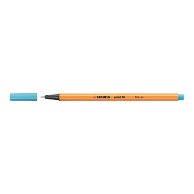 4006381333931-STABILO Point 88 - Feutre fin - 0.4 mm - bleu azur-Angle gauche-1