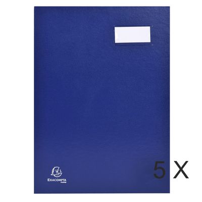 3130632222406-Exacompta - 5 Parapheurs direction dos à soufflets 24 compartiments - couleurs assorties--0