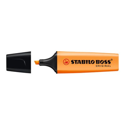 4006381215770-STABILO BOSS ORIGINAL - Pack de 10 surligneurs - orange-Angle gauche-0