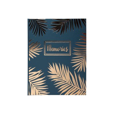 3130630002079-Exacompta Palma - Livre d'or 27 x 22 cm - 100 pages - bleu-Avant-0