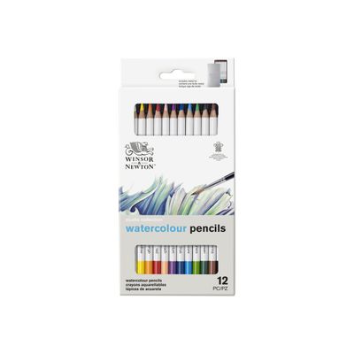 0404051157452-Winsor & Newton Studio Collection - pack de 12 crayons de couleur aquarellables - coloris assortis-Avant-0