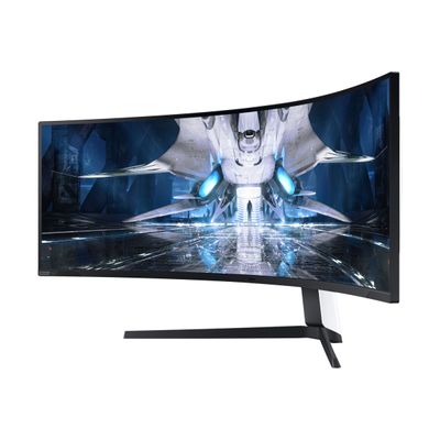 8806092522398-Samsung Odyssey Neo G9 S49AG950NU - écran QLED 49" - incurvé - HDR-Angle droit-1