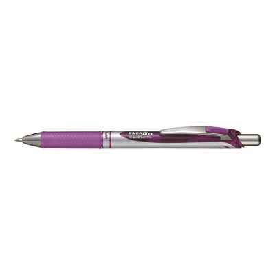 4902506070999-Pentel Energel - Roller rétractable - 0,7 mm - violet-Angle gauche-0