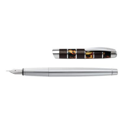 4014421380456-ONLINE TOP.LINE Icone Fusion - Stylo plume - bleu -Angle gauche-0