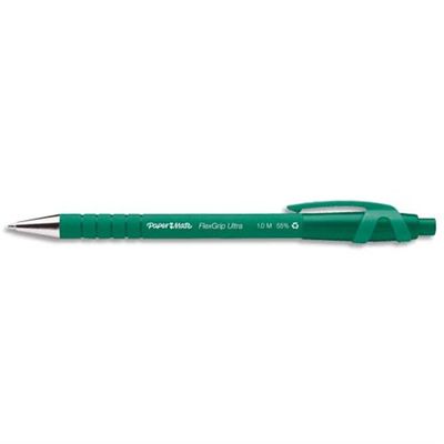 8008285096178-Paper Mate FlexGrip ultra - Stylo à bille - vert - 1 mm - rétractable--0