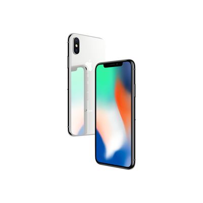 3701083038054-Apple iPhone X - Smartphone reconditionné grade C (Etat correct) - 4G - 256 Go - gris sidé-Angle droit-1