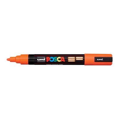 4902778916193-Posca - Marqueur peinture pointe moyenne - orange foncé-Angle gauche-0