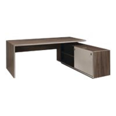 3483600395986-Bureau avec retour droit - VERMONT - Noyer fumé-Angle gauche-0