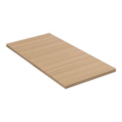 3483600857224-Top pour caisson bout de bureau YES ! - L100xP60 cm - Chêne-Angle gauche-0