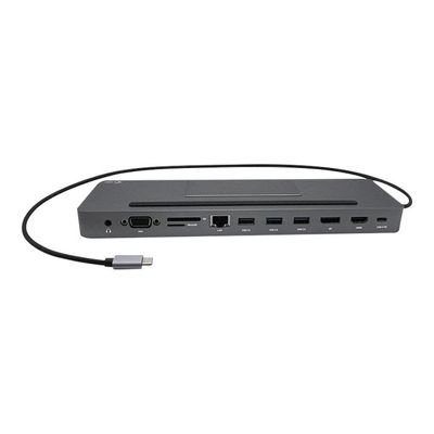 8595611703874-i-Tec - Station d'accueil - USB-C / Thunderbolt 3 - VGA, HDMI, DP - GigE - avec chargeur universel i-Tec -Arrière-5