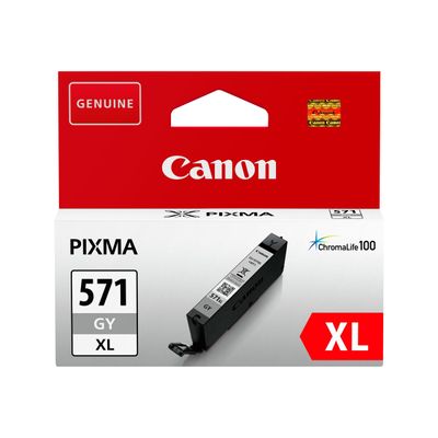 4549292032901-Canon CLI-571XL - gris - cartouche d'encre originale-Avant-0