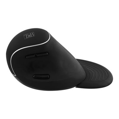 3303170096901-T'nB Ergo Line - souris sans fil ergonomique rechargeable - noir-Droite-3