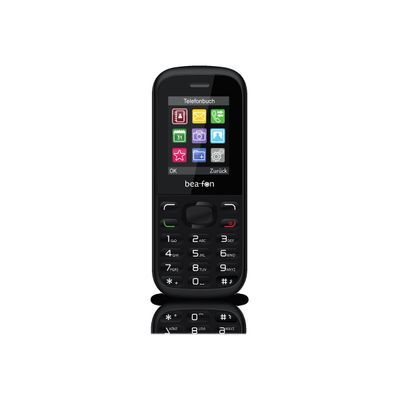 9120042772794-Bea-fon Classic Line C70 - téléphone mobile double sim- noir-Avant-0