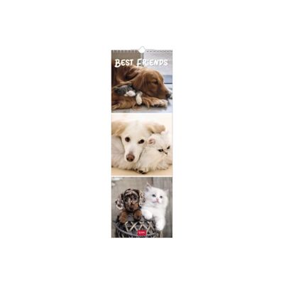 8051128759389-Legami Photo Collection - Calendrier 2024 - 16 x 49 cm - meilleurs amis-Avant-0