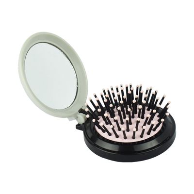 8051122265930-Legami - Mini brosse à cheveux avec miroir - chat-Angle gauche-1
