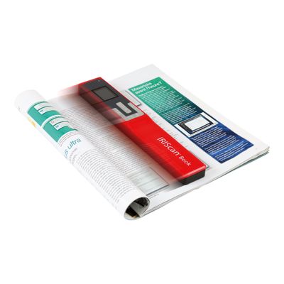 5420079900110-IRIS IRIScan Book 5 - scanner de documents A4 - portable -  1200 ppp x 1200 ppp - rouge - 30-Angle droit-0