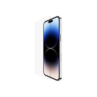 0745883848379-Belkin UltraGlass - protection d'écran - verre trempé pour iPhone 14 Pro Max-Angle droit-0