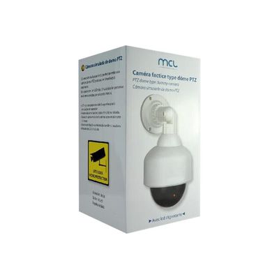 3700224761356-MCL Samar IP-CAMDF15 - caméra factice de surveillance-Angle gauche-3