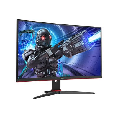 4038986187381-AOC Gaming C27G2ZE/BK - G2 Series - écran LED 27" - incurvé - Full HD (1080p) -Angle gauche-7