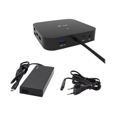 8595611704772-i-Tec - Station d'accueil - USB-C / Thunderbolt 3 - HDMI, DP - GigE - 77 Watt - avec i-Tec Univers-Avant-3