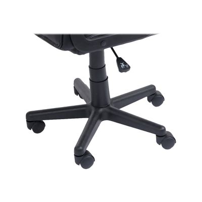 3760185029414-Fauteuil gamer ANZIO - accoudoirs fixes - noir et rose-Gros plan-8