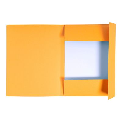 3130633448096-Exacompta Forever - 100 Chemises imprimées - 280 gr - orange-Avant-1