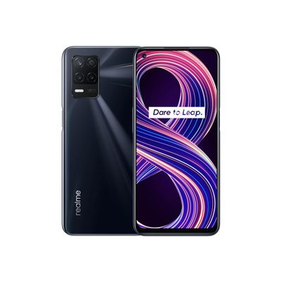 6941399047235-Realme 8 - Smartphone - 5G - 128 Go - noir-Avant-0