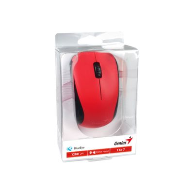 4710268250852-Genius NX-7000 - souris sans fil - rouge-Angle gauche-2