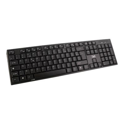 3303170090251-T'nB CLASSY - Ensemble clavier et souris sans fil - noir-Angle gauche-2