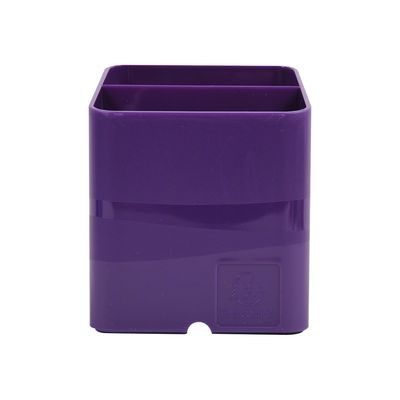 9002493099456-Exacompta Pen-Cube - Pot à crayons violet-Avant-0