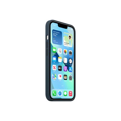 0194252780893-Apple - coque de protection avec MagSafe pour iPhone 13 - bleu abysse-Angle gauche-0