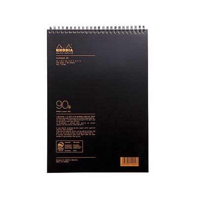 3037920199207-Bloc-Notes Rhodia 19920C A4 – Papier Clairefontaine 90 g/m² - Quadrillage 5x5 - 80 Feuilles Détacha--3
