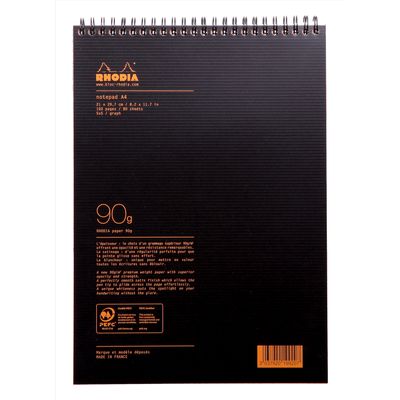 3037920199207-Bloc-Notes Rhodia 19920C A4 – Papier Clairefontaine 90 g/m² - Quadrillage 5x5 - 80 Feuilles Détach--14