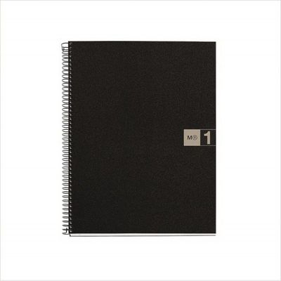 8422593024737-Miquelrius The Original - Cahier de notes - reliure à spirale - A4 (210 x 297 mm) - 80 feuilles / 160 pages - petits carreaux - 4 trous - po--0