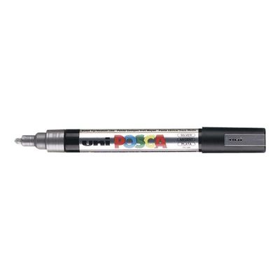 4902778916278-Posca - Marqueur peinture pointe moyenne - argent-Angle gauche-0