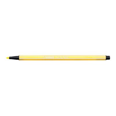4006381483834-STABILO Pen 68 - 12 Feutres pointe moyenne - couleurs assorties-Angle gauche-4