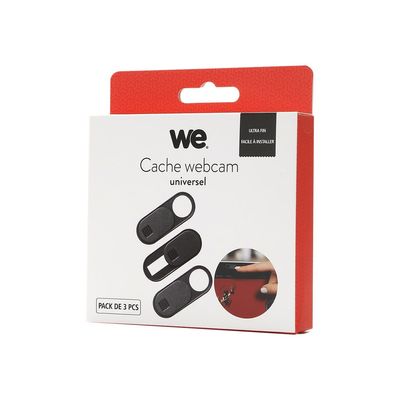 3304490431298-WE - pack de 3 caches caméra web - compatible PC, smartphones et tablettes-Angle droit-0