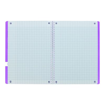 3020120018867-Oxford Openflex - Cahier polypro à spirale A4 (21x29,7 cm) - 100 pages - grands carreaux (Seyes) - disponible dans-Avant-7