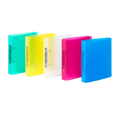 3135259090834-Viquel Propyglass - Classeur 2 anneaux - Dos 35 mm - 17 x 22 cm - disponible dans différentes couleurs--0
