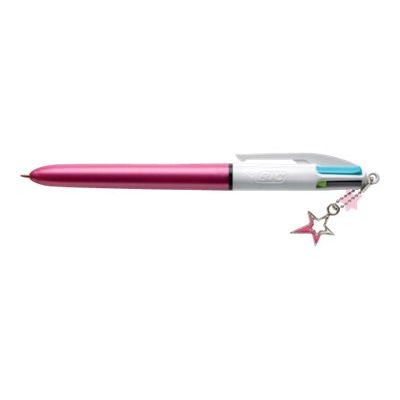 3086123379862-BIC 4 Couleurs Charm - stylo bille 4 couleurs-Angle gauche-0